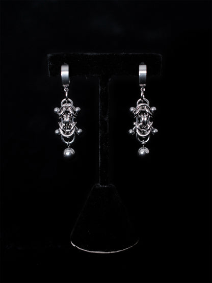 Mourner's earrings