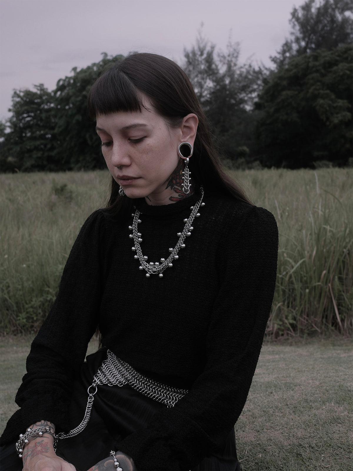 Hollow necklace
