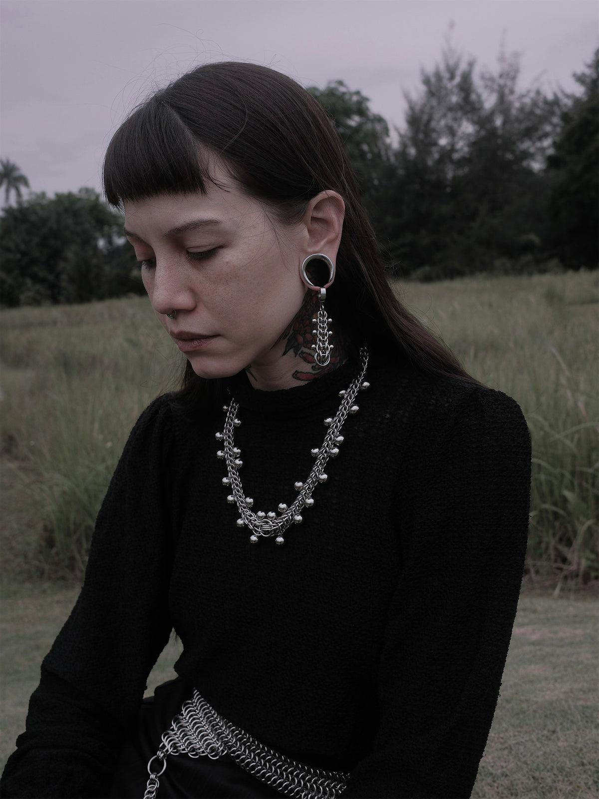 Hollow necklace